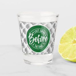Vaso De Chupito Dicho divertido de golf y cerveza para la boda de