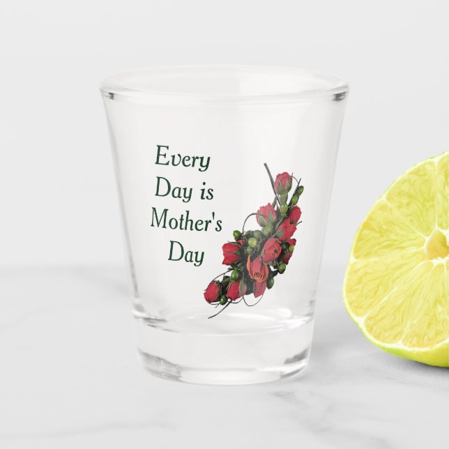 Vaso De Chupito Dilo con Rosas (Anverso)