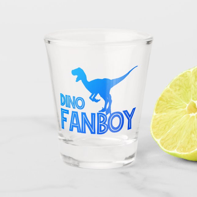 Vaso De Chupito Dino Fanboy - Dinosaur Lover (Anverso)