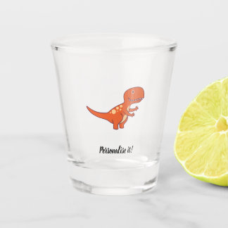 Vaso De Chupito Dinosaurio Rojo 02/19