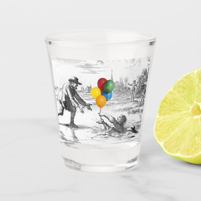 Vaso De Chupito Dirk Willems Fiesta Shot Glass (Anverso)