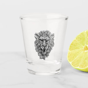 VASO DE CHUPITO DISEÑO DE ESTILO DE ARTE DE VIDRIO DE CAPTURA