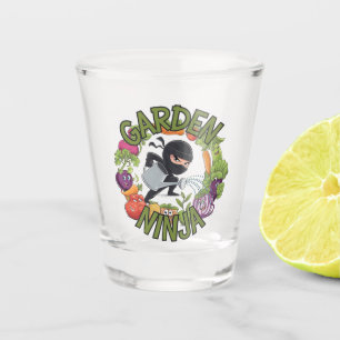 Vaso De Chupito Diseño de Garden Ninja - Gráficos Divertidos de Ja
