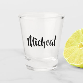 Vaso De Chupito Diseño de nombre cursivo