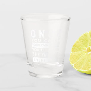 Vaso De Chupito Diseño de oferta de sabiduría - Valor de cada gota
