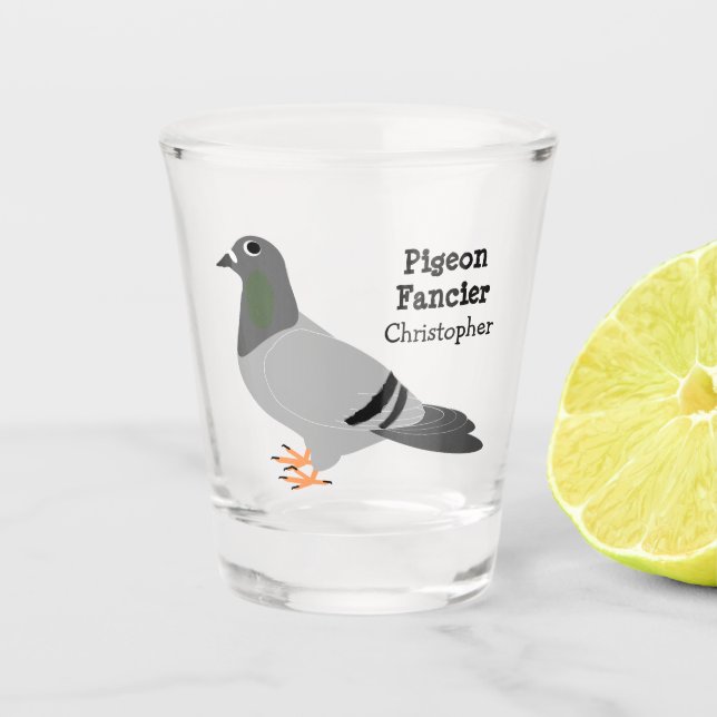 Vaso De Chupito Diseño de pichón (Anverso)