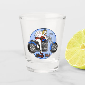 Vaso De Chupito Diseño de tarjetas de bebé sexys para motocicletas