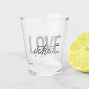 Vaso De Chupito Diseño moderno, simple, fresco, urbano Love Detro