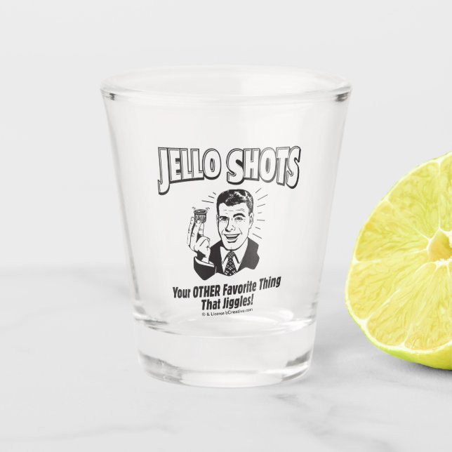 Vaso De Chupito Disparos de Jello: Otra cosa favorita (Anverso)