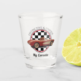Vaso De Chupito Distinto y único, vidrio de disparo de mi Corvette