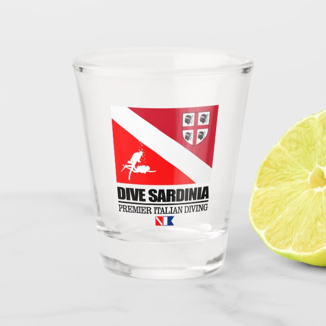 Vaso De Chupito Dive Sardinia (sq.) (Anverso)