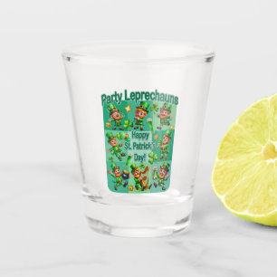 Vaso De Chupito Diversión de San Patricio Adorable "Fiesta Leprech