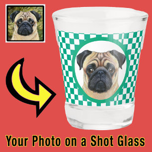 Vaso De Chupito Diversión Única de su Mascota Perro Perro Personal