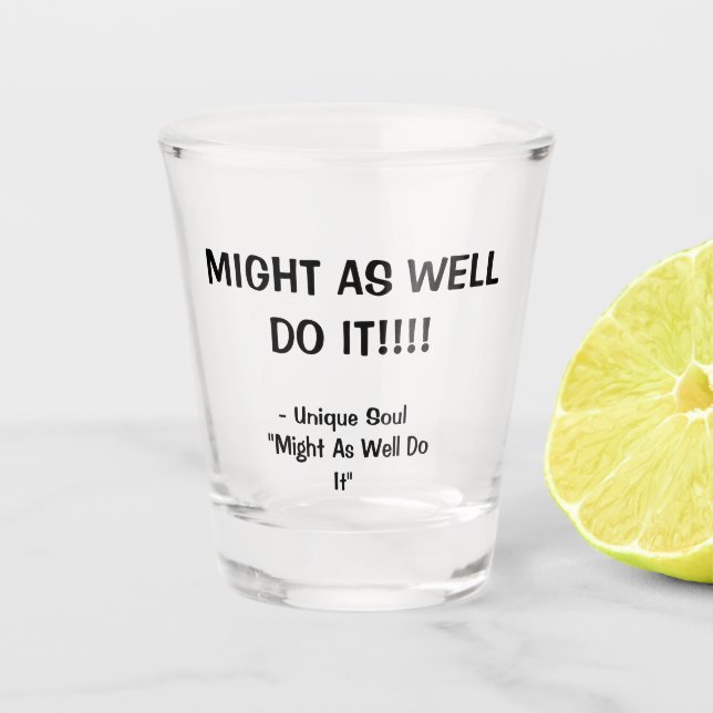 Vaso de chupito divertido (Anverso)
