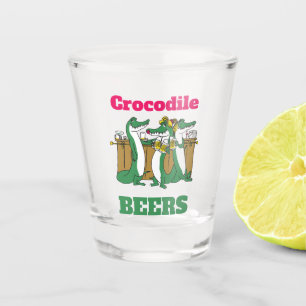Vaso De Chupito ¡DIVERTIDO! CERVEZAS DE cocodrilo de vidrio calien