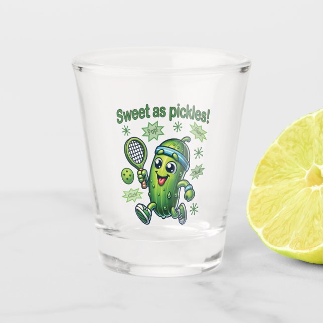 Vaso De Chupito Divertido dulce dulce como bolas de picante (Anverso)