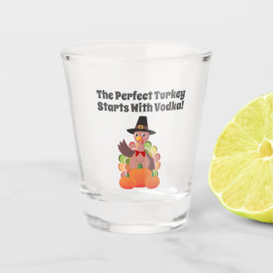Vaso De Chupito Divertido festival de calabaza turca Vodka