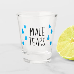 Vaso de chupito divertido Lágrimas de hombre para