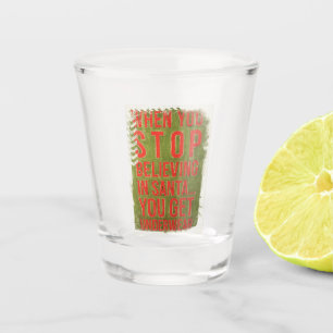 Vaso De Chupito ¡Divertido mensaje de Navidades de vidrio disparad