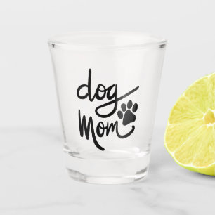 Vaso De Chupito Divertido perro Paw Dog Mom