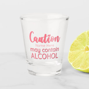 Vaso de chupito divertido personalizado