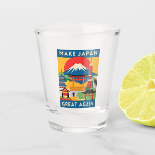 Vaso De Chupito Divertido viaje retro Humor turístico japonés