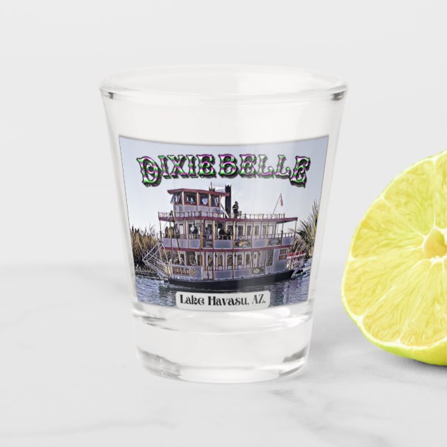 Vaso De Chupito Dixie Belle Lake Havasu, Australia. (Anverso)