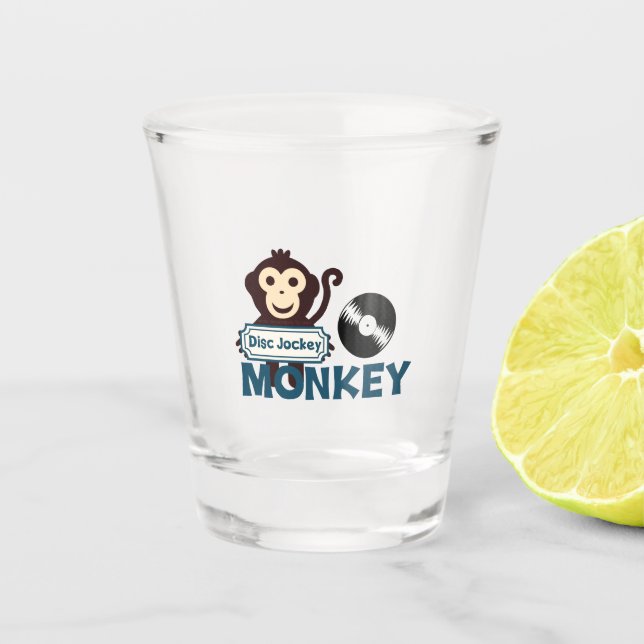 Vaso De Chupito DJ Monkey (Anverso)