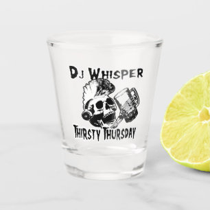 Vaso De Chupito DJWhisper Sed Jueves Vidrio de disparo