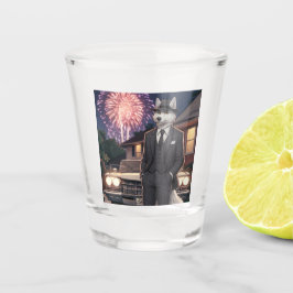 Vaso De Chupito Don Lupo Canino "4 de julio"
