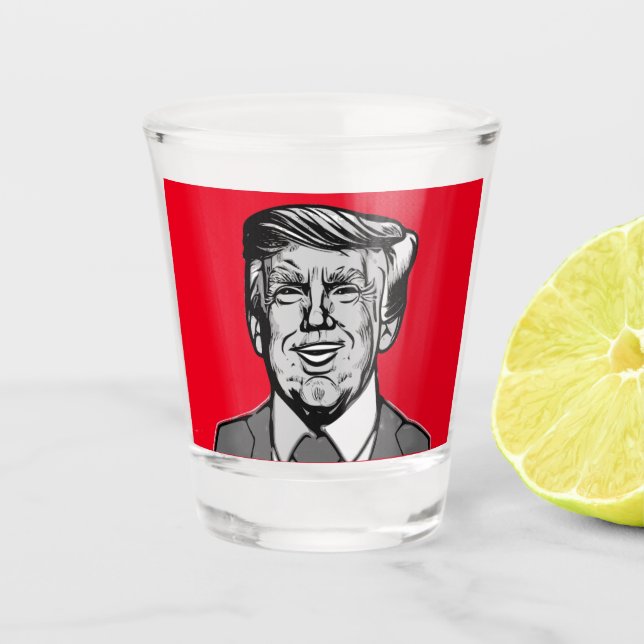 VASO DE CHUPITO DONALD TRUMP (Anverso)