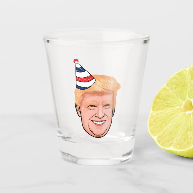 VASO DE CHUPITO DONALD TRUMP CUMPLEAÑOS (Anverso)