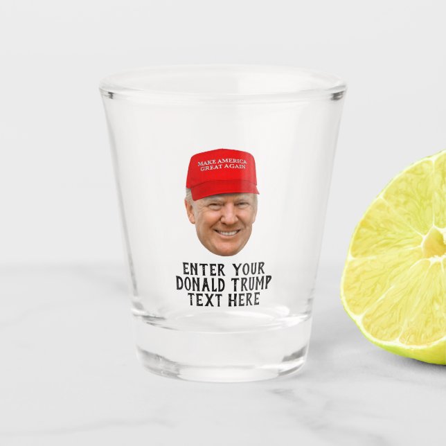 VASO DE CHUPITO DONALD TRUMP MAGA PERSONALIZADA (Anverso)