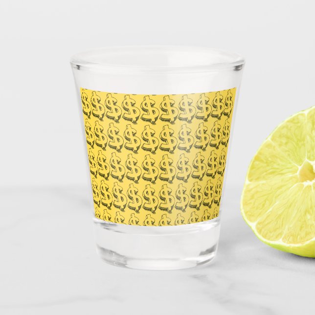 Vaso De Chupito dorado (Anverso)