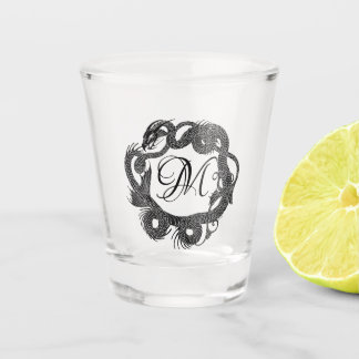 Vaso De Chupito Dragón Antiguo Entrelazado Personalizado