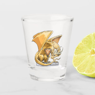 Vaso De Chupito Dragón Birthstone de noviembre: Topacio