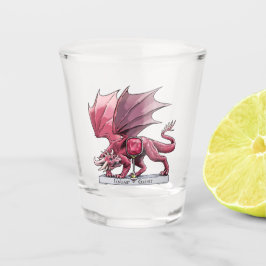 Vaso De Chupito Dragón Birthstone Enero - Garnet