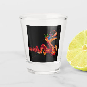 Vaso De Chupito Dragón del desfile chino