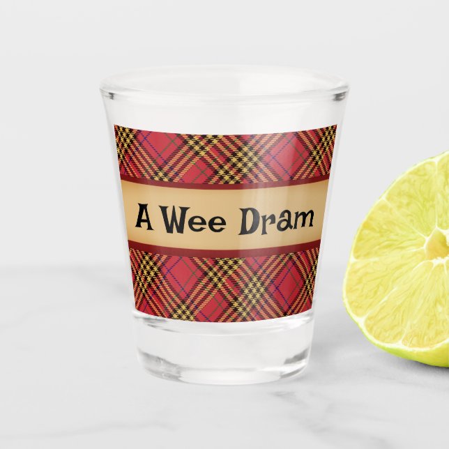 Vaso De Chupito Dram occidental de whisky escocés (Anverso)