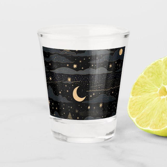 Vaso De Chupito Dreamy Starry Night Sky Shot Glass (Anverso)