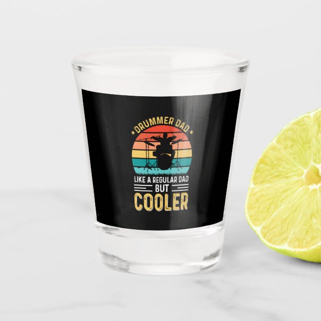 Vaso De Chupito Drummer Dad (Anverso)