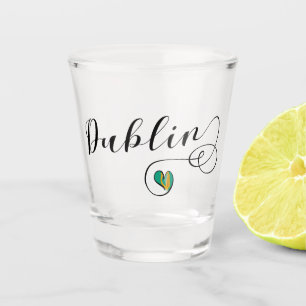 Vaso De Chupito Dublin Heart Mug, Irlanda