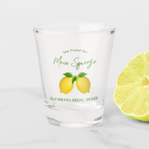 Vaso De Chupito Ducha principal de brigada con limón