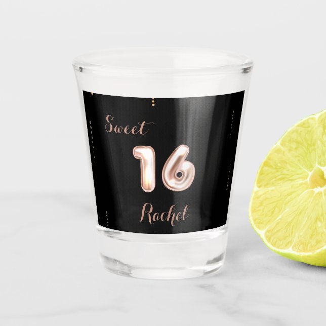 Vaso De Chupito Dulce dieciséis (Anverso)