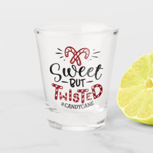 Vaso De Chupito Dulce pero torcido Festividad divertida de Navid