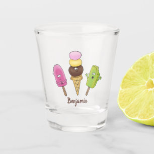 Vaso De Chupito Dulce trío de divertidos helados de palito de dibu