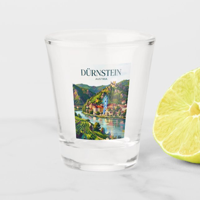 Vaso De Chupito Dürnstein Austria (Anverso)