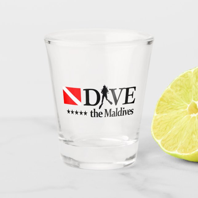 Vaso De Chupito DV4 de Maldivas (Anverso)