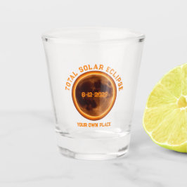 Vaso De Chupito Eclipse Total de Sol 12 de Agosto de 2026