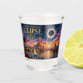 Vaso De Chupito Eclipse Total Solar 2027 Egipto
